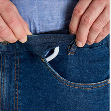 Pegasus Hidden Stretch Waist Jean with Free Belt - MT338